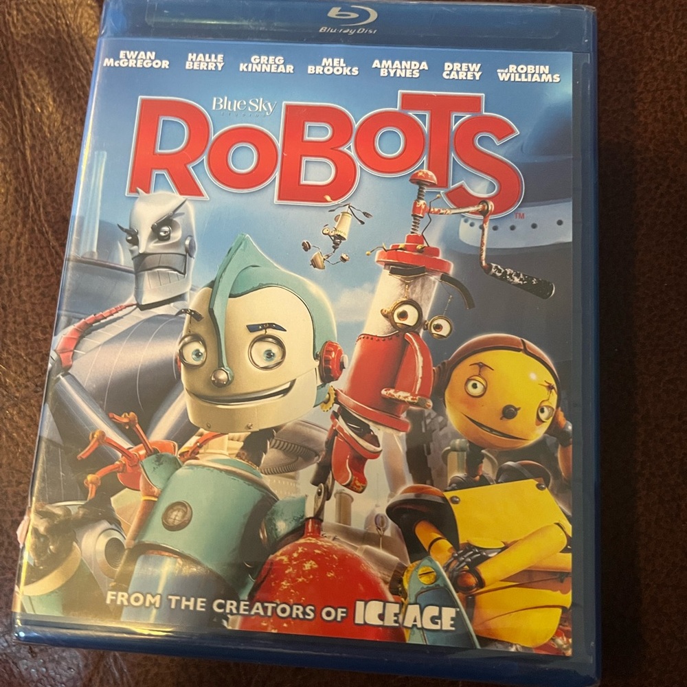 Robots (Blu-ray, 2005) New Sealed Ewan McGregor Amanda Bynes Movie.